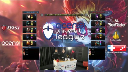 Grande Finale League of Legends Partie 1 - Epitech EFREI vs ENC Bessière - ACENSI University League