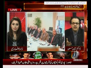Live With Dr Shahid Masood on News One Jan 22 2015