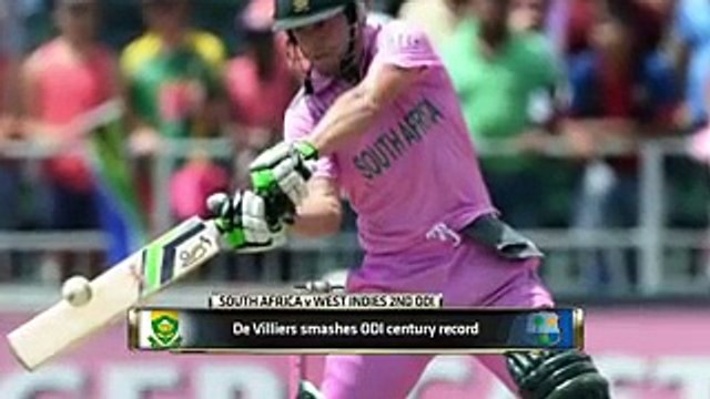 AB DeVilliers Batting 3rd ODI V/s W. Indies on 21-01-2015