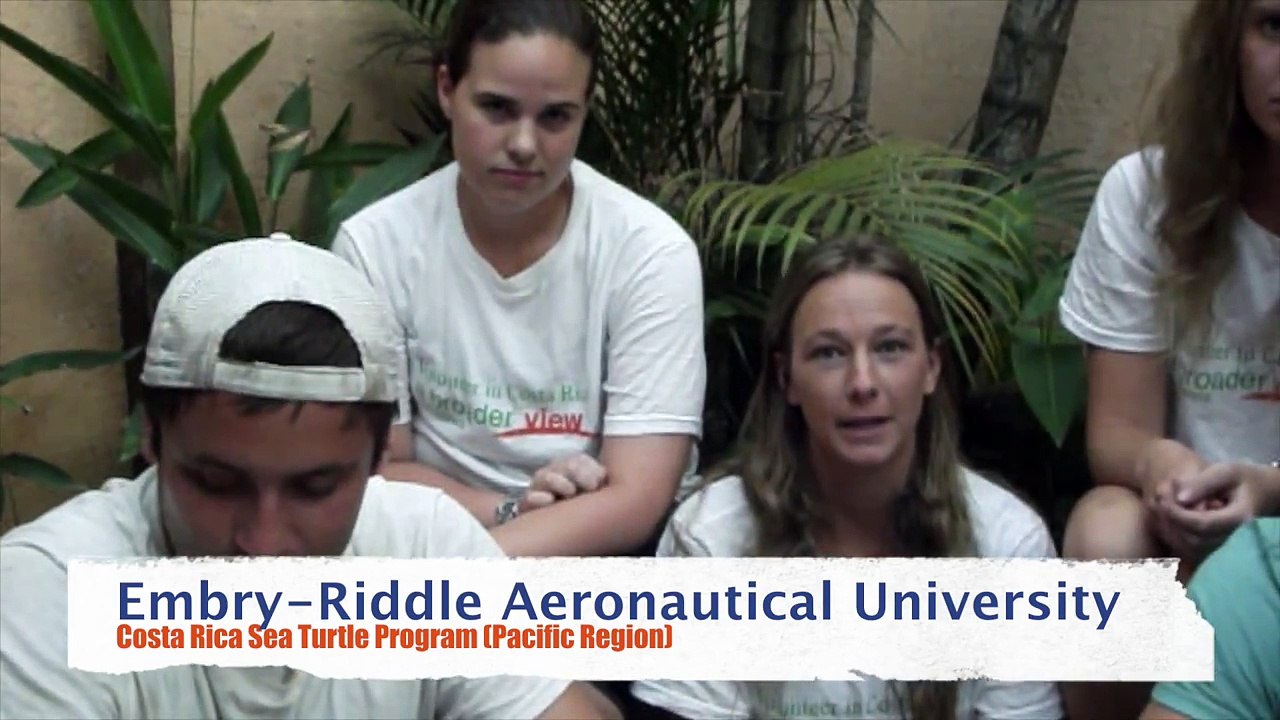 Review Costa Rica Sea Turtles Program Embry-Riddle Aeronautical University Group March 2014 - YouTube [720p]