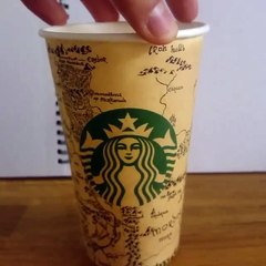 Starbucks : La carte du Seigneur des Anneaux