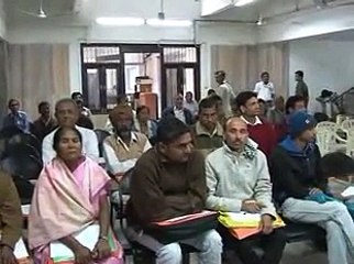 Anandiben Patel CM talks during Swagat Online Program in Gandhinagar