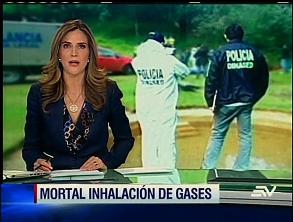 6 personas mueren por  inhalar gases tóxicos en Imbabura
