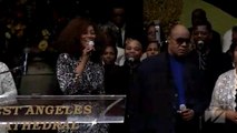 Stevie Wonder   Yolanda Adams   Kristle Murden - I'll Be Thinking of You - Andrae Crouch Celebration of Life Concert Funeral - 01-21-2015