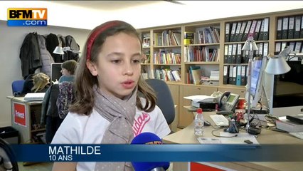 Hollande rédacteur en chef d'un jour de "Mon quotidien"