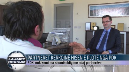 PARTNERET KËRKOJNË HISEN E PLOTË  NGA PDK