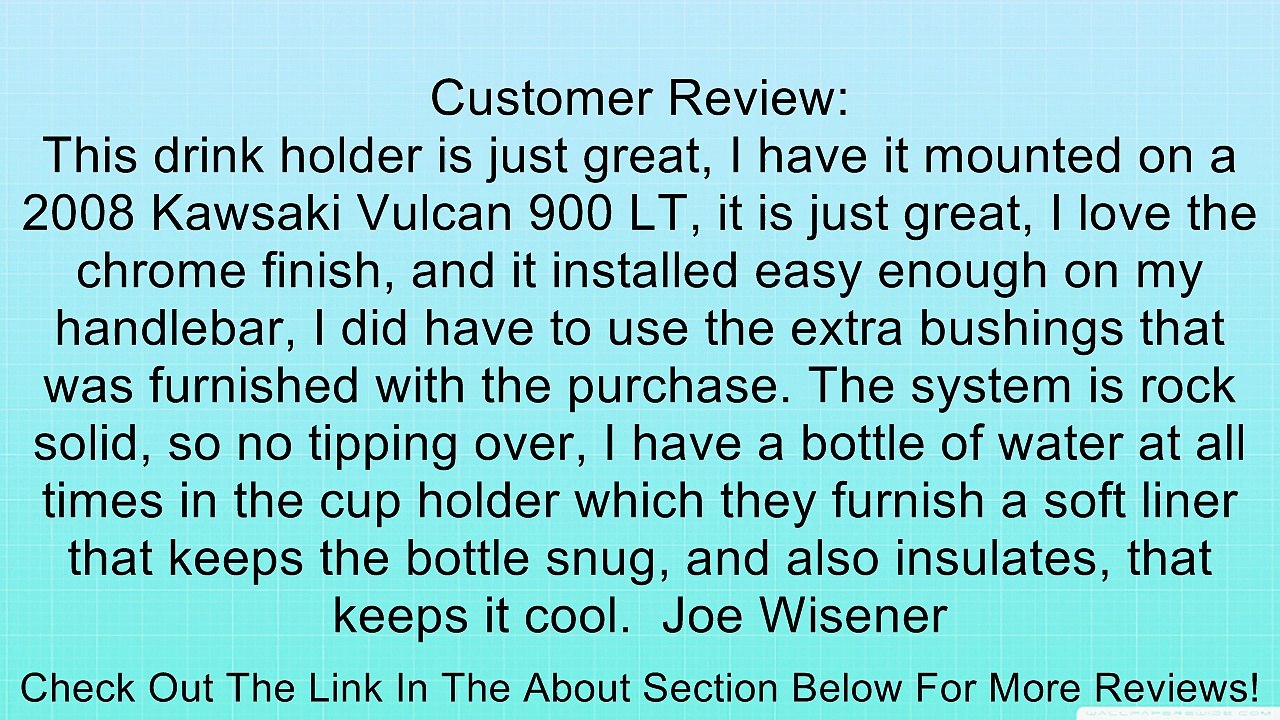 Motorcycle Cup Holder - Kruzer Kaddy Chrome Cup Holder Review