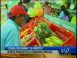 Tienda solidaria La Huerta ofrece productos a cómodos precios