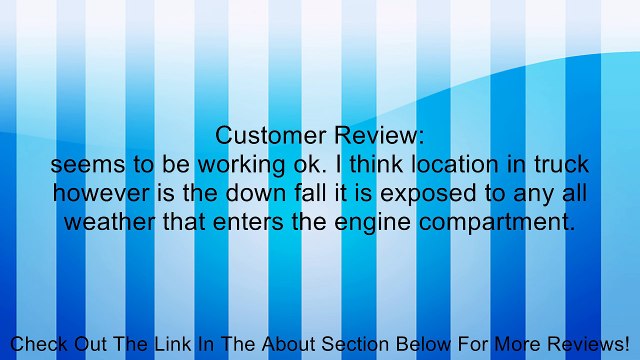 Motorcraft YH-1697 Blower Motor Resistor Review