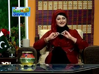 Funny Call by a Pathan in Live Show Female Host Goes Out of Control While Laughing