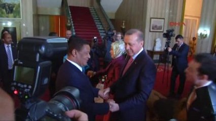 Cumhurbaşkanı Erdoğan Etiyopya'da Temaslarda Bulundu