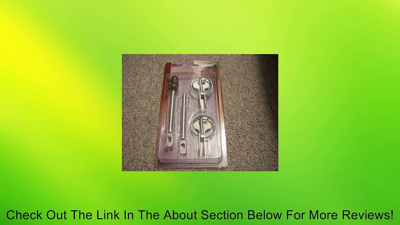 Universal Chrome Hood Pin Kit Brand New in Box Review