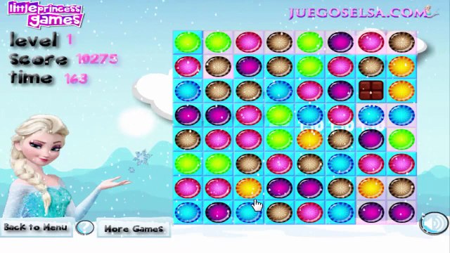 ▐ ╠╣Đ▐► Frozen Games - Frozen Princess Elsa Candy Match Game - Gameplay Walkthrough