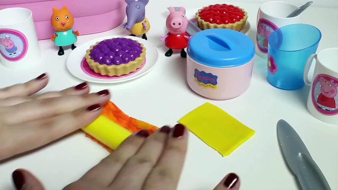 Peppa Pig Picnic Basket Set Play Doh Peppa Pig Chef Play Food Peppa Toy Videos