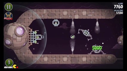 Angry Birds Space  Brass Hogs Level M9-2 Mirror World Walkthrough 3 Star