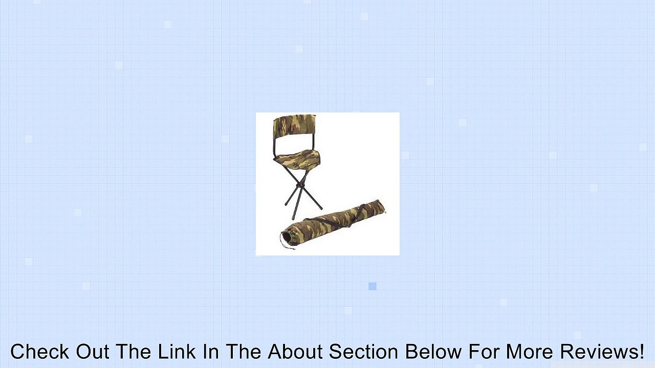 Camo Collapsible Stool W/back Review