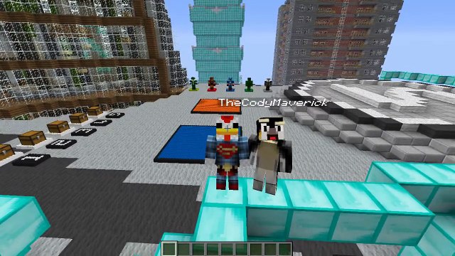 Minecraft - LEGO CHALLENGE - Lego Avengers Mod! (Marvel, Thor, Ironman, Hulk)