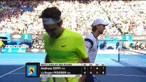 Federer crashes out as Nadal and Sharapova progress