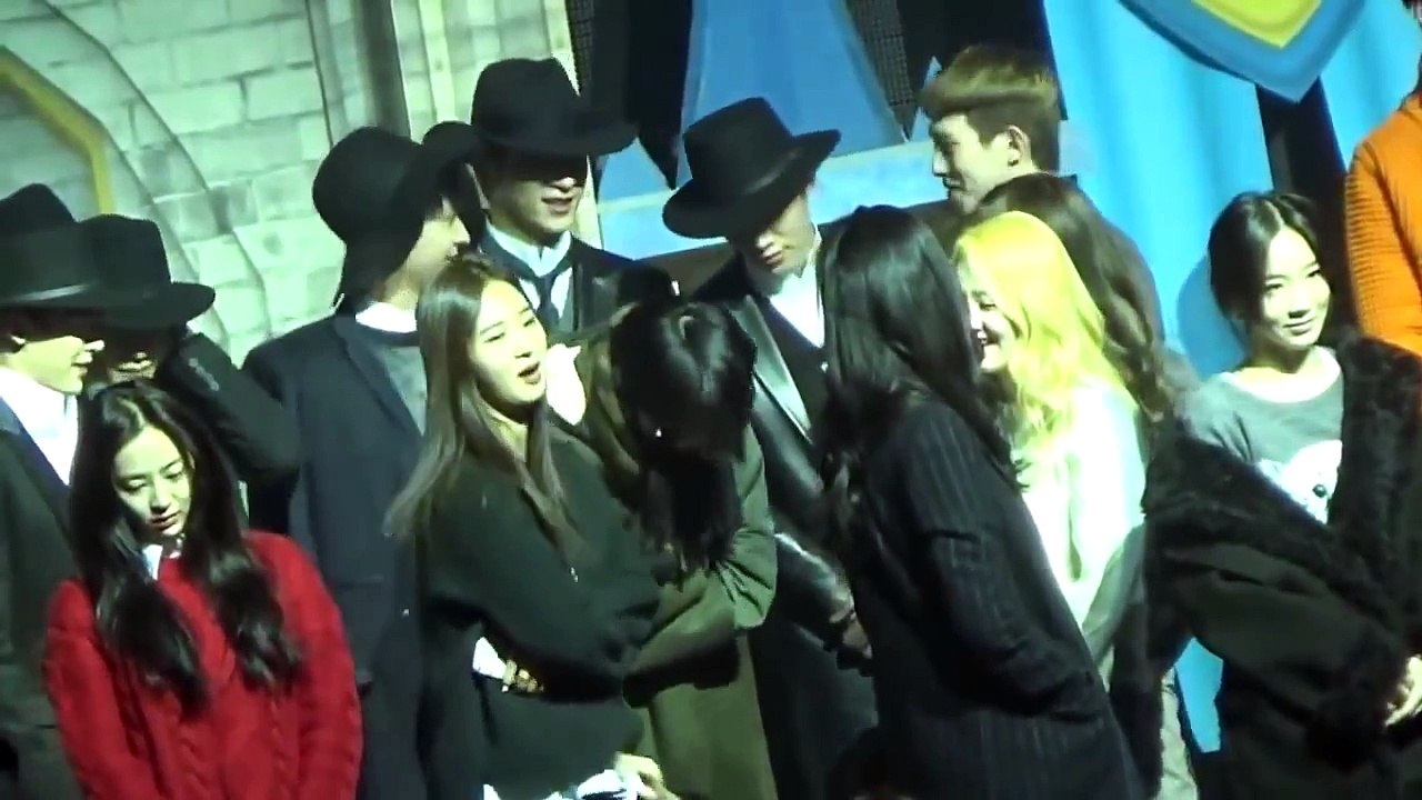 [FANCAM] 141226 Yongseo moment- SNSD & CNBlue KBS Gayo Daejun Rehearsal