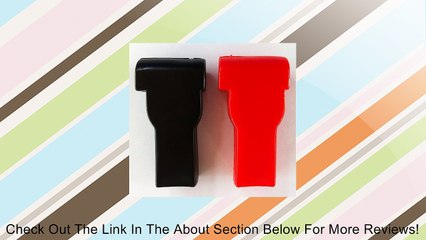 STRAIGHT TERMI. PROTECTOR BOOT -- 4-6 GA. RED/BLK Review