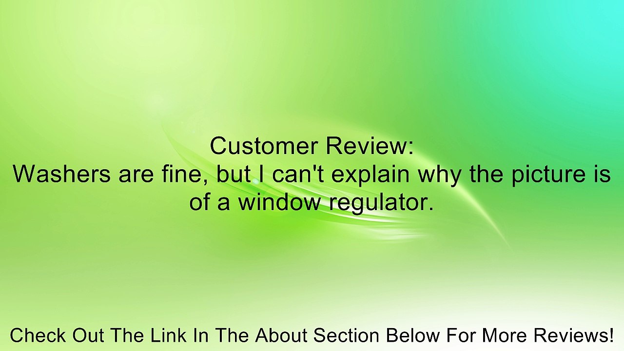 Dorman 725-003 Copper Washer Review