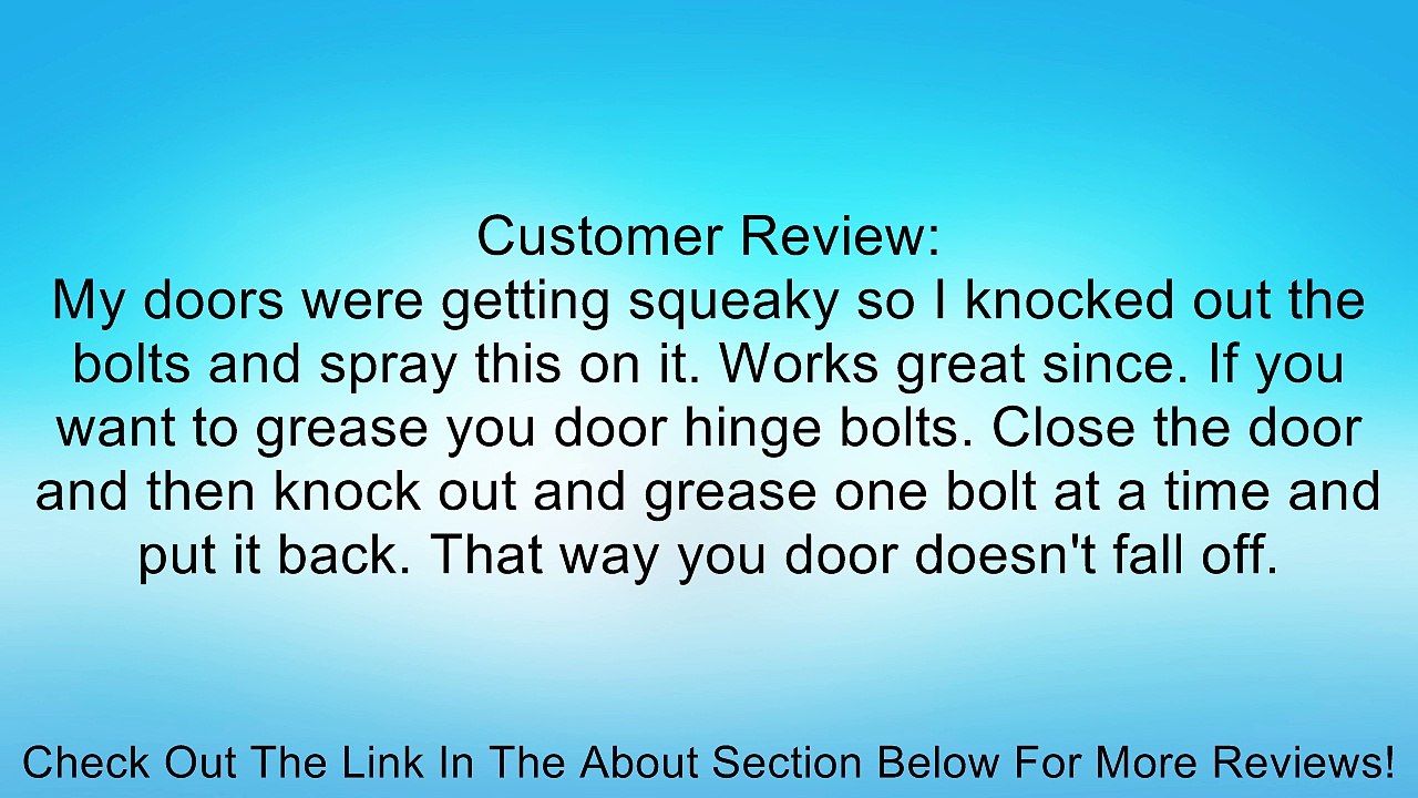 Johnsen's 4604 White Lithium Grease - 11 oz. Review