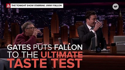 Bill Gates Made Jimmy Fallon Drink Poop Water