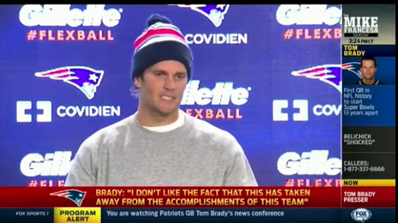Tom Brady "Deflate Gate" Press Conference; Mike Francesa Speaks Out