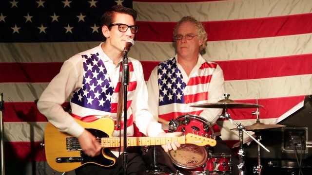 Derek Herendeen sings a Buddy Holly medley Elvis Presley Memorial VFW 2015