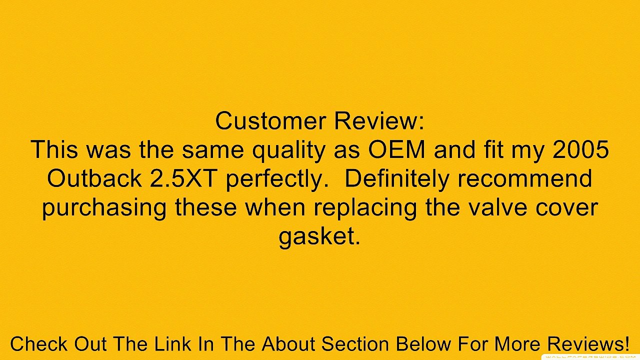 Stone Valve Cover Cam Bore Plug Review