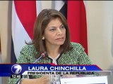 Presidenta Chinchilla viaja a la ONU para denunciar invasión de Nicaragua