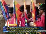 Thousands attend Evo Morales' inauguration ceremony