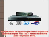 Saachi BDP-SA98 - All Multi Region Code Zone Free 2D/3D Blu-ray Disc Player with Full HD 1080p