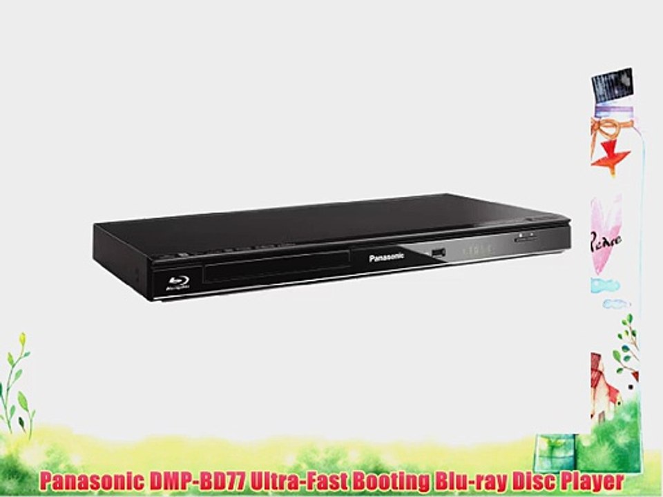 Panasonic DMP-BD77 Ultra-Fast Booting Blu-ray Disc Player