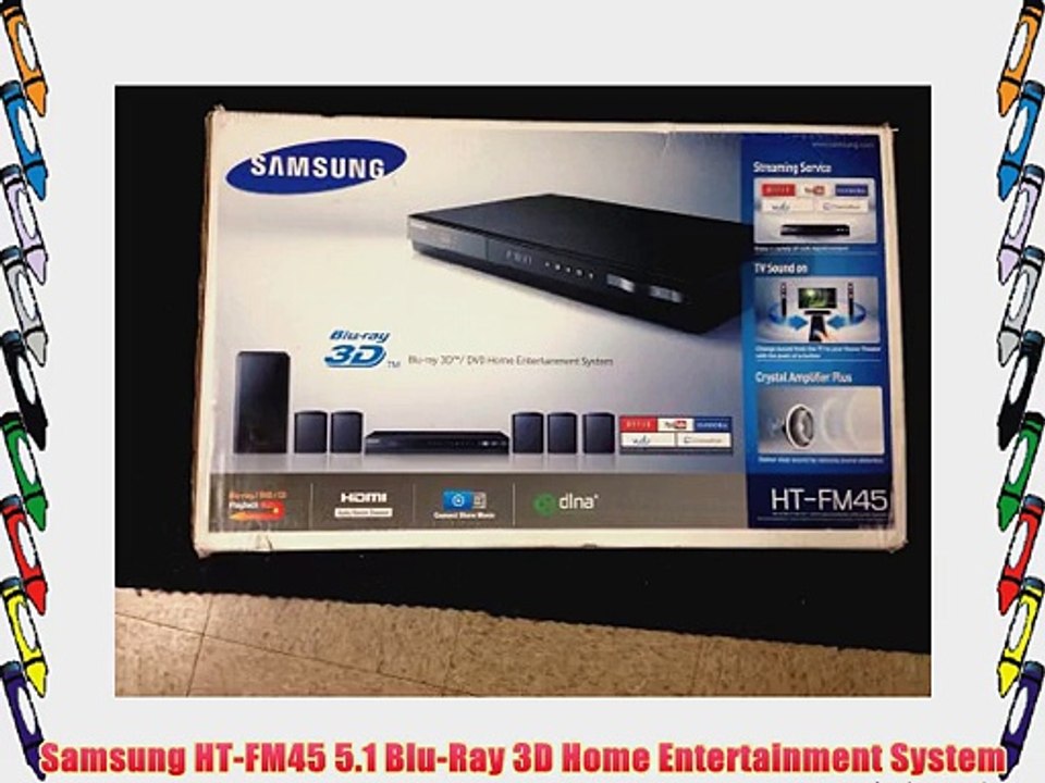 Samsung HT-FM45 5.1 Blu-Ray 3D Home Entertainment System