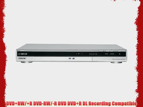 Sony RDR-GX330 Single Tray DVD Recorder