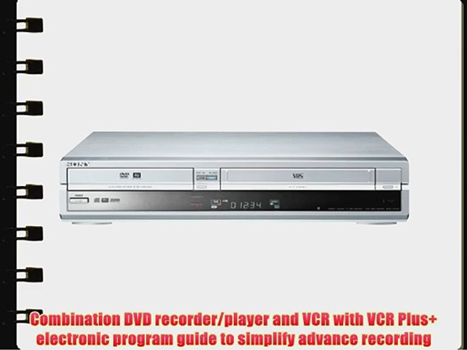 Sony RDR-VX500 DVD Player/Recorder with VCR