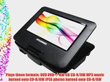 Sylvania SDVD7027-C 7-Inch Portable DVD Player with Car Bag/Kit Swivel Screen USB/SD Card Reader