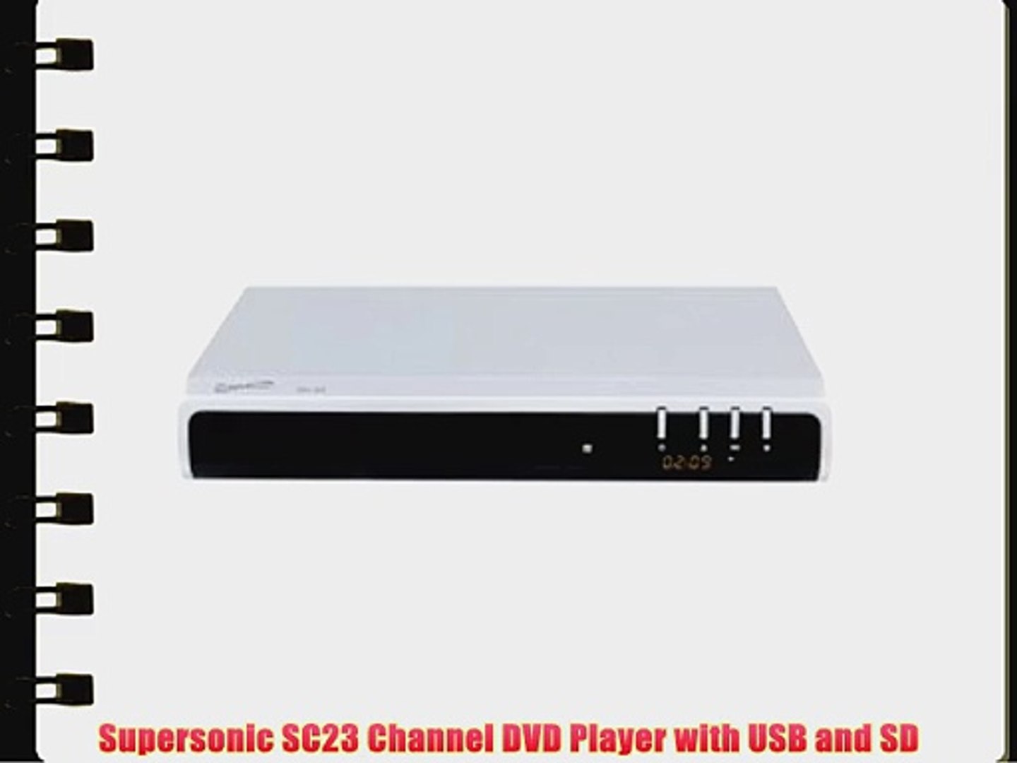 Supersonic SC23 Channel DVD Player with USB and SD - video Dailymotion