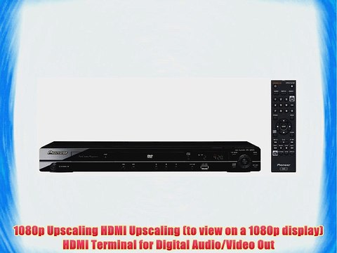 Pioneer DV-420V-K Multi-Format 1080p Upscaling DVD Player