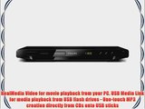 Philips DVP3670 Multi Region Free DVD Player with High Speed USB DivX Ultra MP3 and RMVB