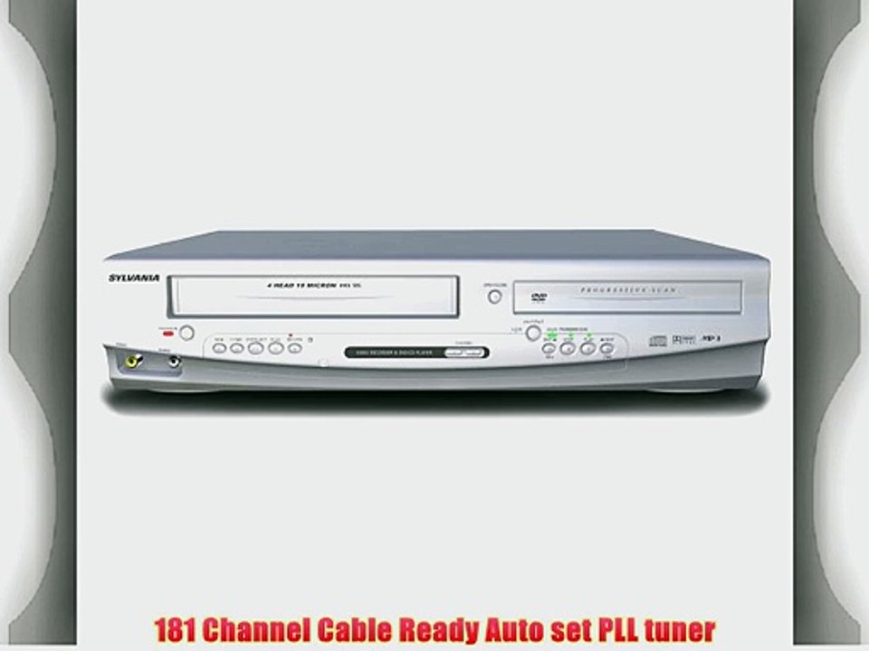 Sylvania DVC840F Progressive Scan DVD player and VCR Combo