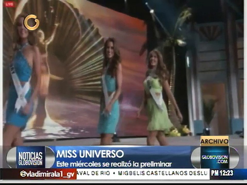 Migbelis Castellanos deslumbró en desfile preliminar del Miss Universo
