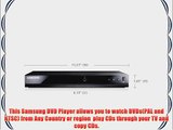 Samsung All Multi Region Code Zone Free PAL/NTSC DVD Player with USB