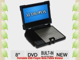 Audiovox PVS3780 8 inch Portable DVD Player Rugged- Black