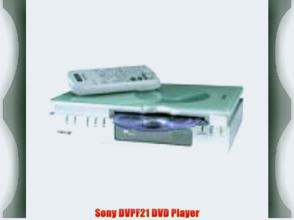 Sony DVPF21 DVD Player
