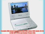 Cyberhome CH-LDV700B Portable DVD Player with 7-Inch Screen