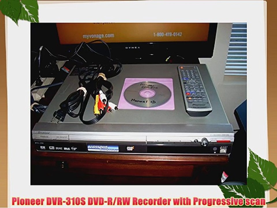 Pioneer DVR-310S DVD-R/RW Recorder with Progressive scan