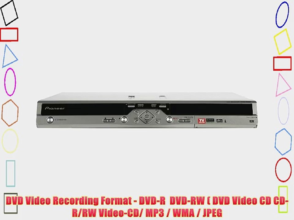 Pioneer DVR-633H-S DVD Recorder With 160 GB Hard Drive
