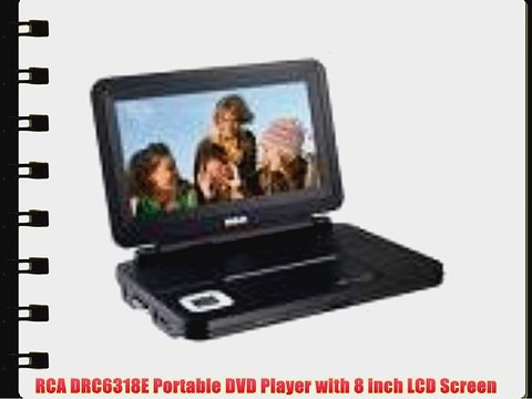 RCA DRC6318E Portable DVD Player with 8 inch LCD Screen